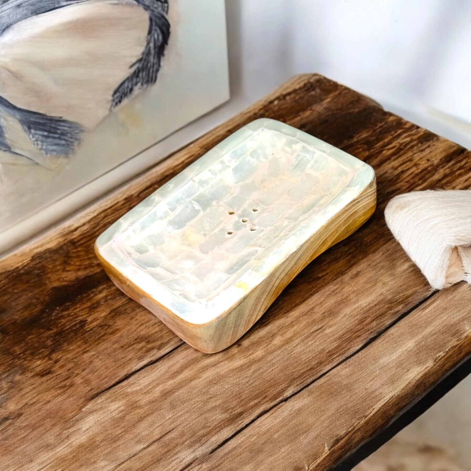 Bali Home - handgefertigte Accessoires - Badzimmer Seifenschale