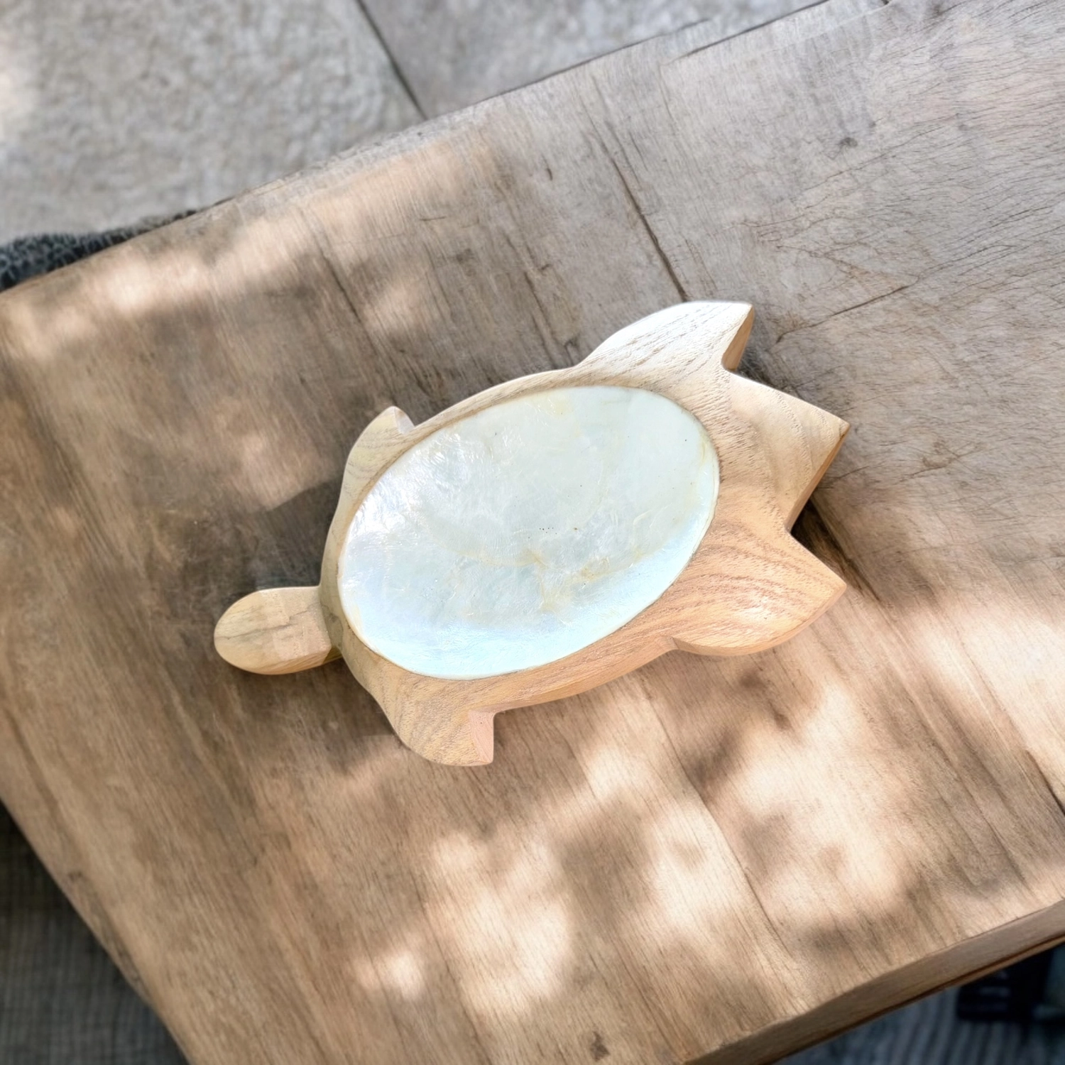 Dekoschale in Schildkrötenform