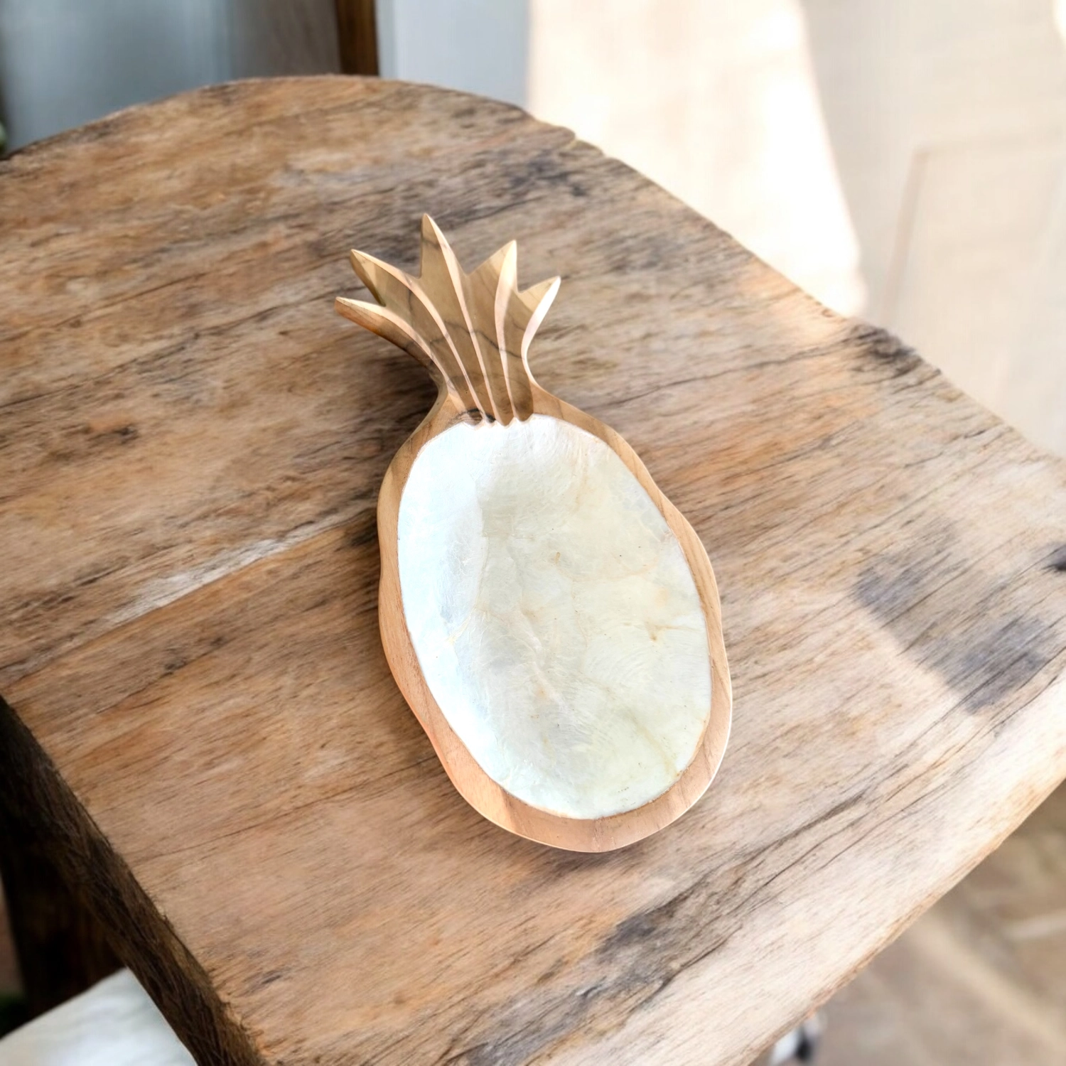 Bali Home - handgefertigte Accessoires - Ananasförmige Dekoschale