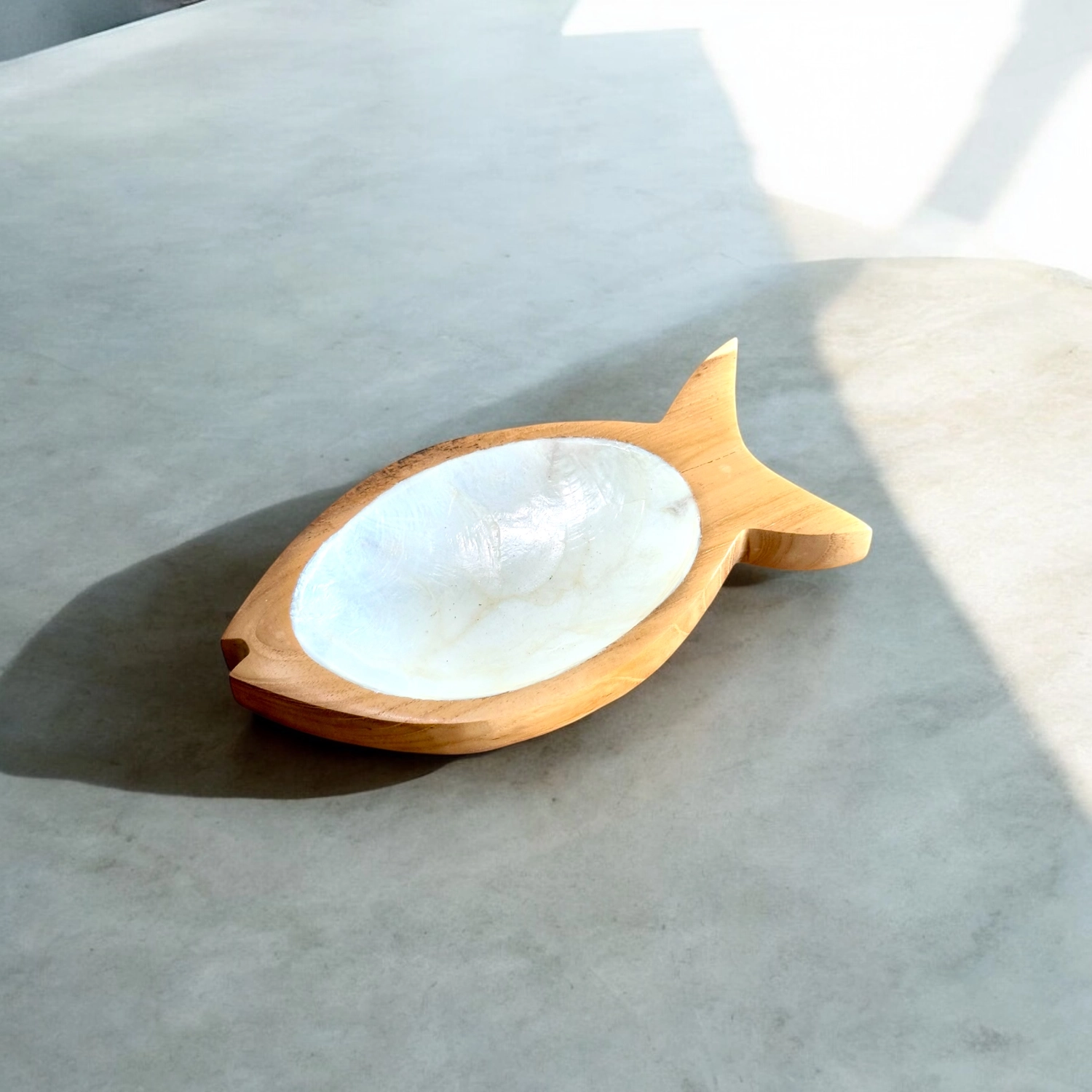 Bali Home - handgefertigte Accessoires - Dekoschale in Fischform