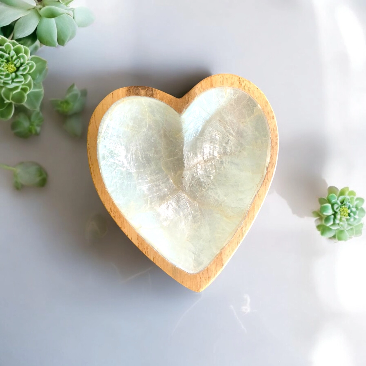 Bali Home - handgefertigte Accessoires - Dekoschale in Herzform