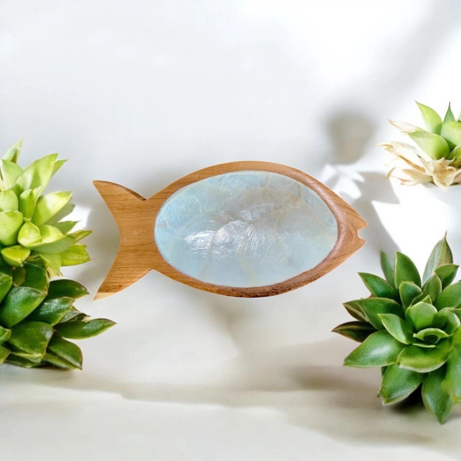 Bali Home - handgefertigte Accessoires - Dekoschale in Fischform