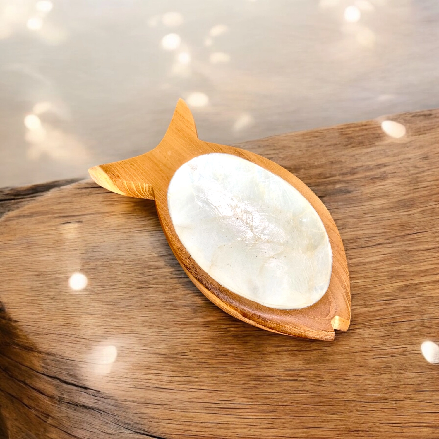 Bali Home - handgefertigte Accessoires - Dekoschale in Fischform